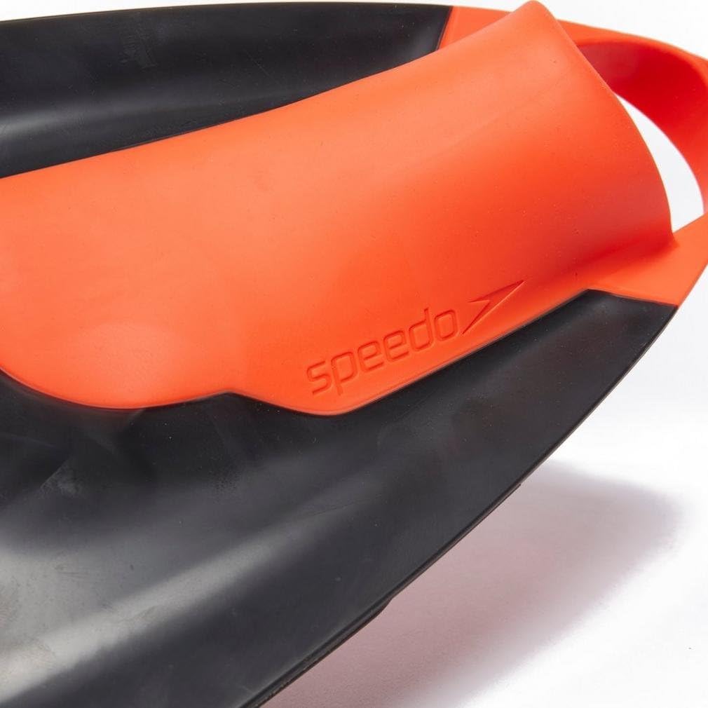 Speedo Unisex Erwachsene Fastskin Kickfin Kick Fin 3/4 Schwarz/Siren Rot, 3/4 Schwarz/Siren Rot