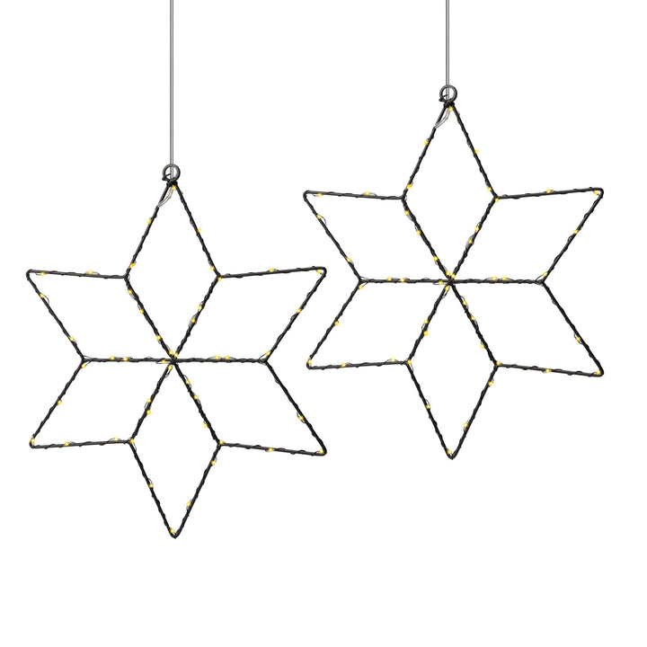 AMARE LED Stern hängend 2er Set 2er Set Stern Hängend, 2er Set Stern Hängend