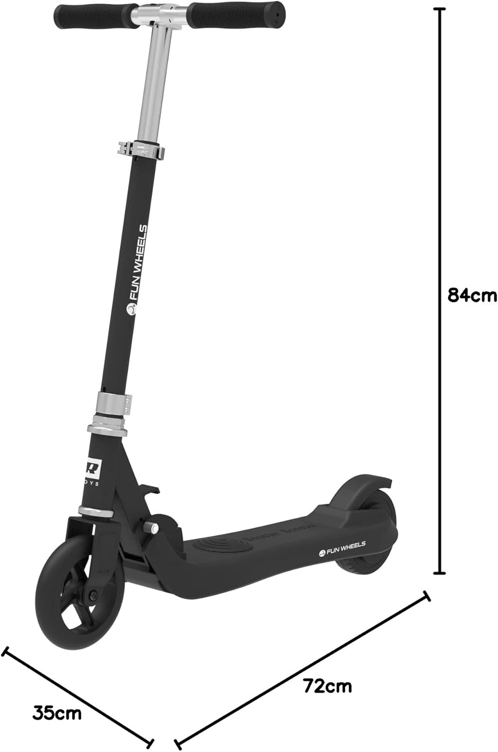 Elektroroller für Kinder Fun Wheels Black