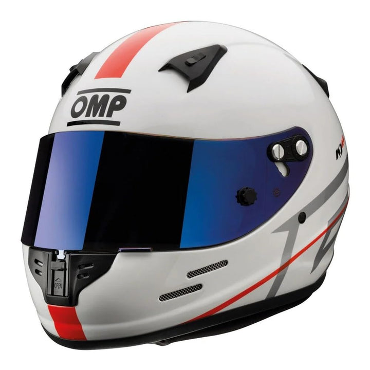 OMP KJ8 EVO CMR WEISS HELM XS KARTING, Weiss
