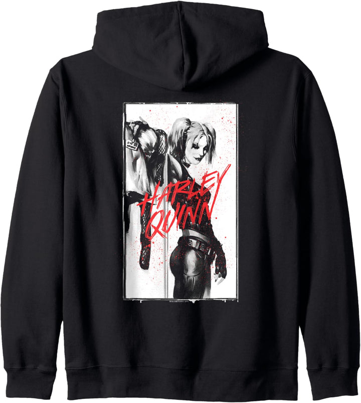 Harley Quinn Inked Quinn Black Kapuzenjacke