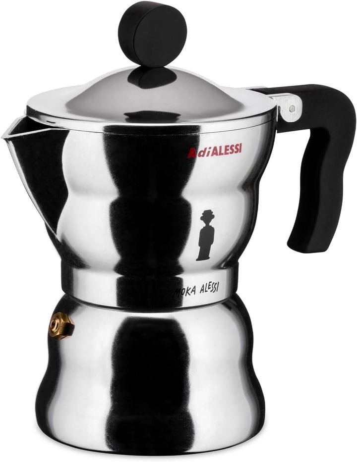 Alessi AAM33/3 Moka Espressokaffeekanne 3Tassen 3 Tassen, 3 Tassen