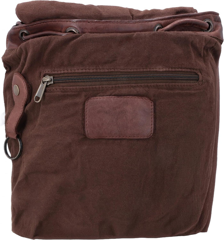 Gusti Rucksäcke Leder - Bennett Damen Lederrucksack Cityrucksack Backpack Daypack Wasserdicht 12L Vi