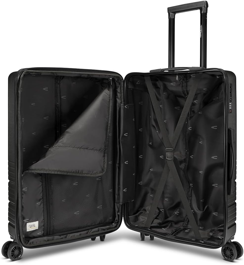 camel active Koffer-Set 3-teilig für Damen und Herren | Reise-Trolleys 47 x 30 x 78 cm aus hochwerti