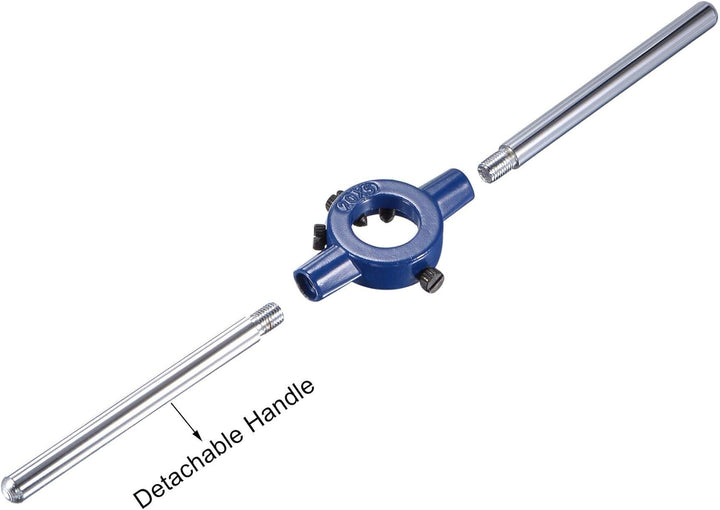 sourcing map 8-32 UNC Gewindeschneider Werkzeugsatz 20mm Rund Werkzeugschlüssel Hochgeschwindigkeits