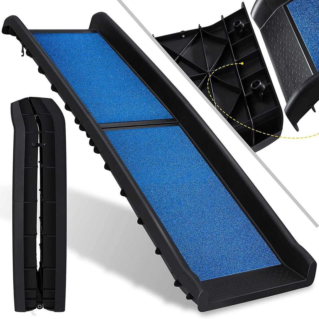 KESSER® Hunderampe klappbar Hundetreppe Hundeautorampe Auto Kofferraumrampe für Haustiere Einstiegsh