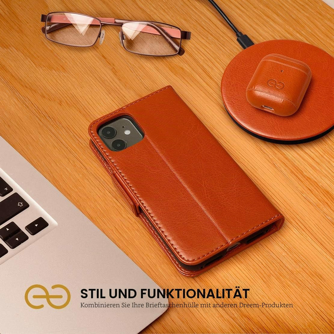 Dreem Fibonacci 2in1 Handyhülle Flipcase für iPhone 12 Mini | Magnetisches iPhone Case | TPU Etui Le