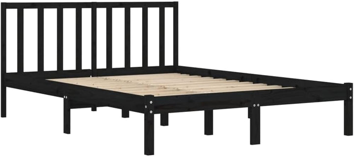 vidaXL Massivholzbett Holzbett Bett Doppelbett Bettgestell Bettrahmen Lattenrost Schlafzimmermöbel S