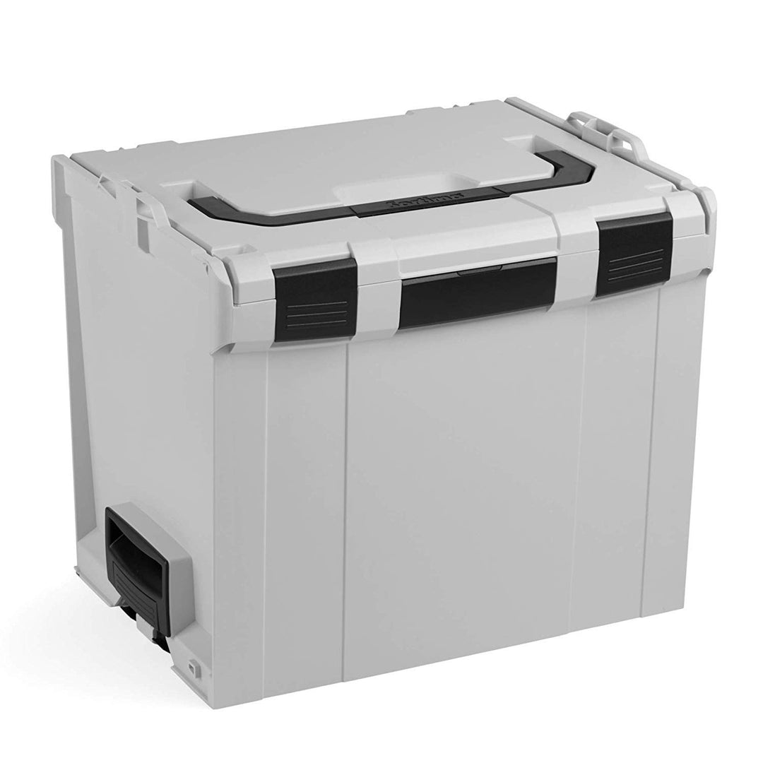 Sortimo L-BOXX 4er Set mit Roller - Werkzeugkasten System - Blau - ABS-Kunststoff - Wasserfest - 4 F