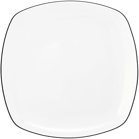 Frühstücksteller eckig 20cm LIDO BLACK LINE 10826 Seltmann**6 (6 Stück)
