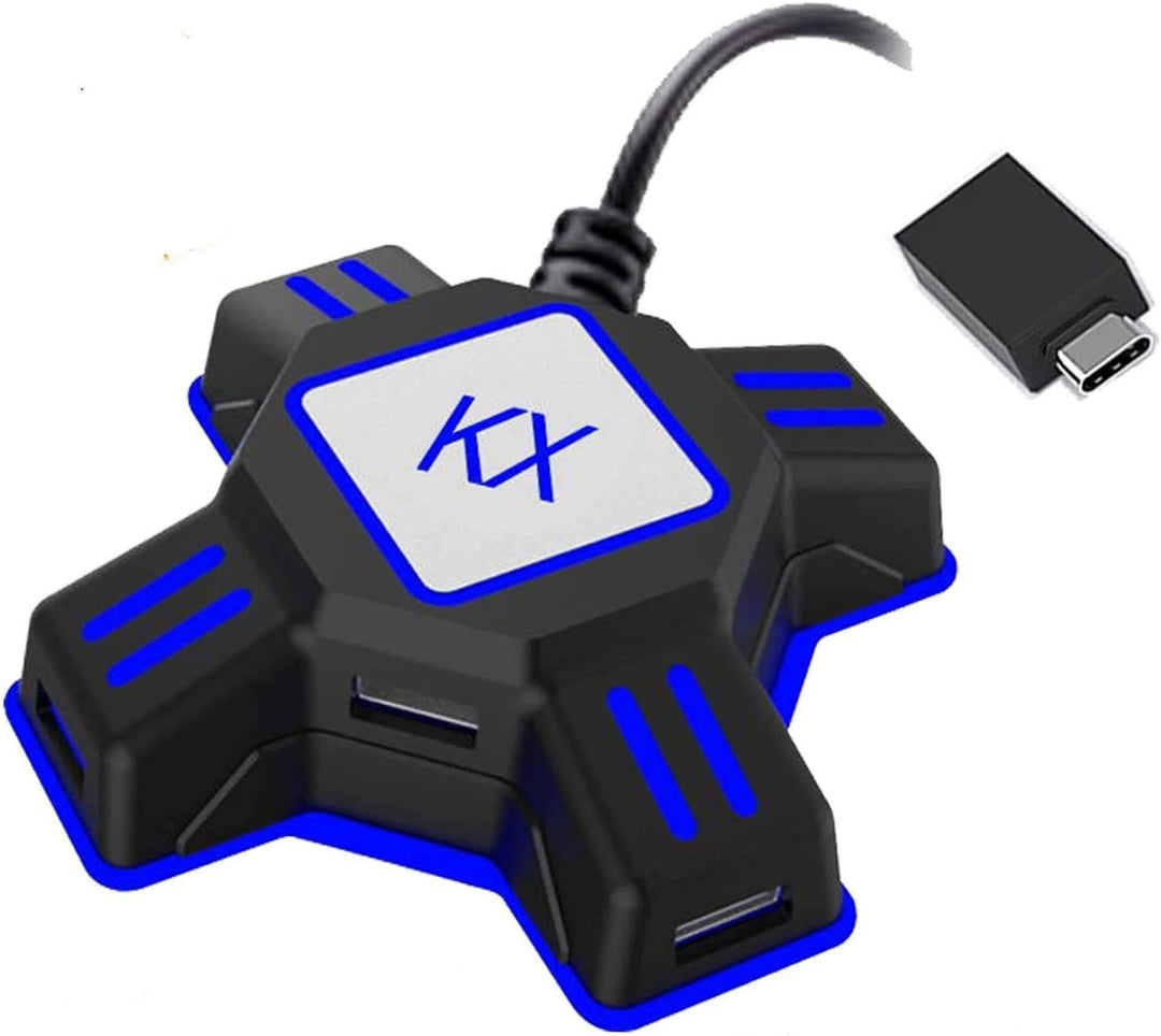 Adapter Tastatur und Maus Konverter FPS Spiel für Nintendo Switch / PS4 / PS3 Konsolen,unterstützt b