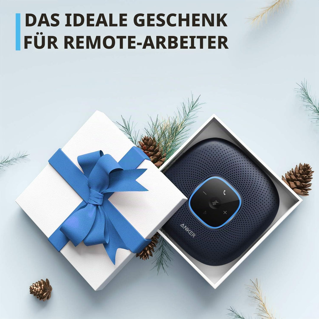 Anker PowerConf Bluetooth Konferenzlautsprecher mit 6 integrierten Mikrofonen, verbesserter Tonaufna