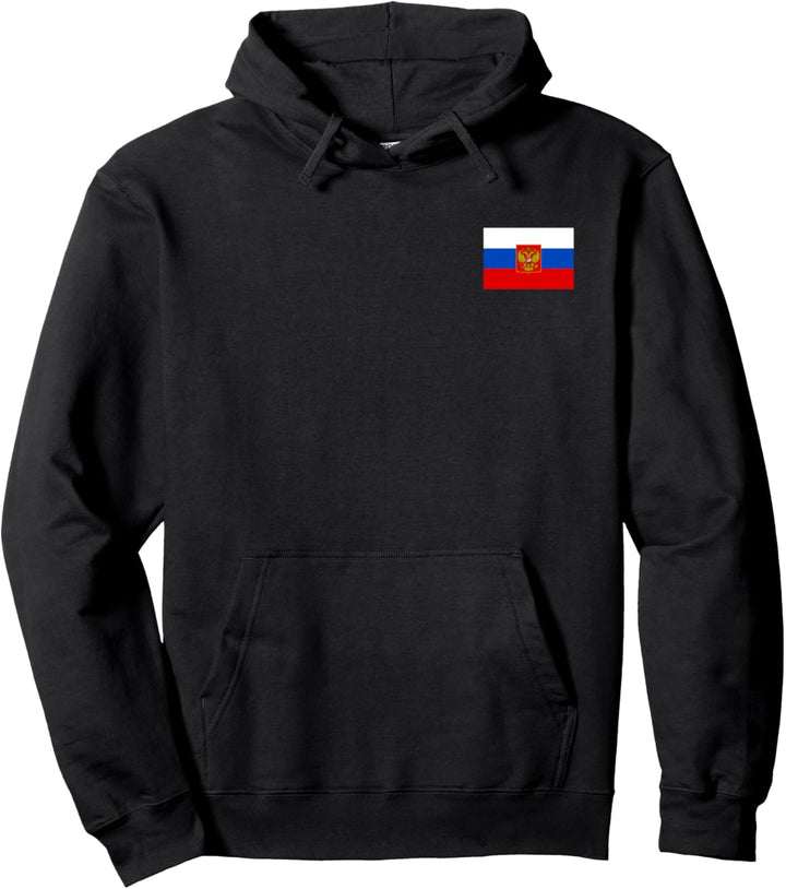 Russische Flagge Poccna Russland Flaggen für Herren Damen Pullover Hoodie