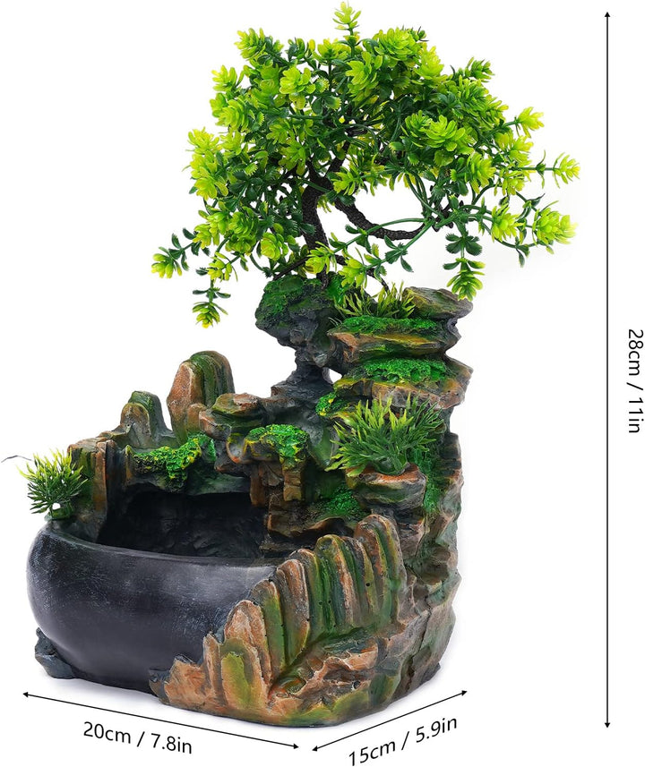 Ornament Wasserfall Wasserfall Büro Home Office Display Kreative Harz Hängende Geschenk Öffnen Dekor