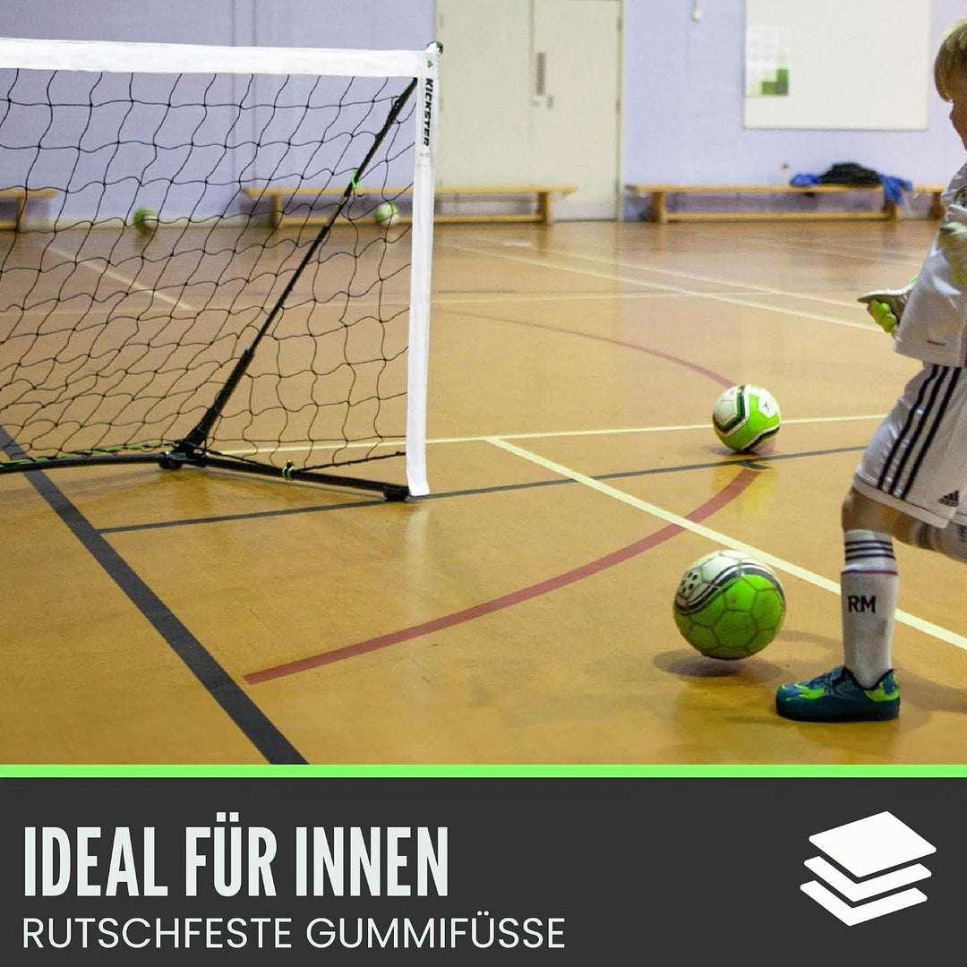 QUICKPLAY Kickster Elite Fussballtore |Super Transportierbar 500 x 200 cm, 500 x 200 cm