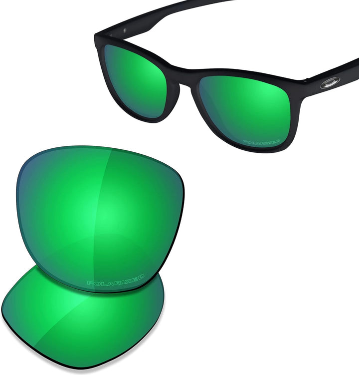 Saucer Premium Ersatzgläser für Oakley Trillbe X OO9340 Sonnenbrillen High Definition - Jade Green P