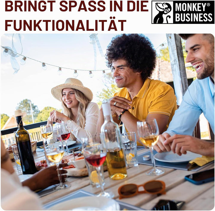 Monkey Business Howdy Weinstopfen mit Cowboyhut, lustiger Silikon-Flaschenverschluss, hält Wein fris