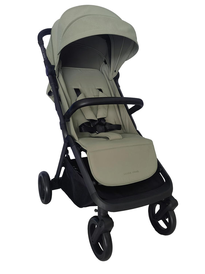 Little Dutch Buggy Kinderwagen Comfort mit Schutzbügel - olive, olive