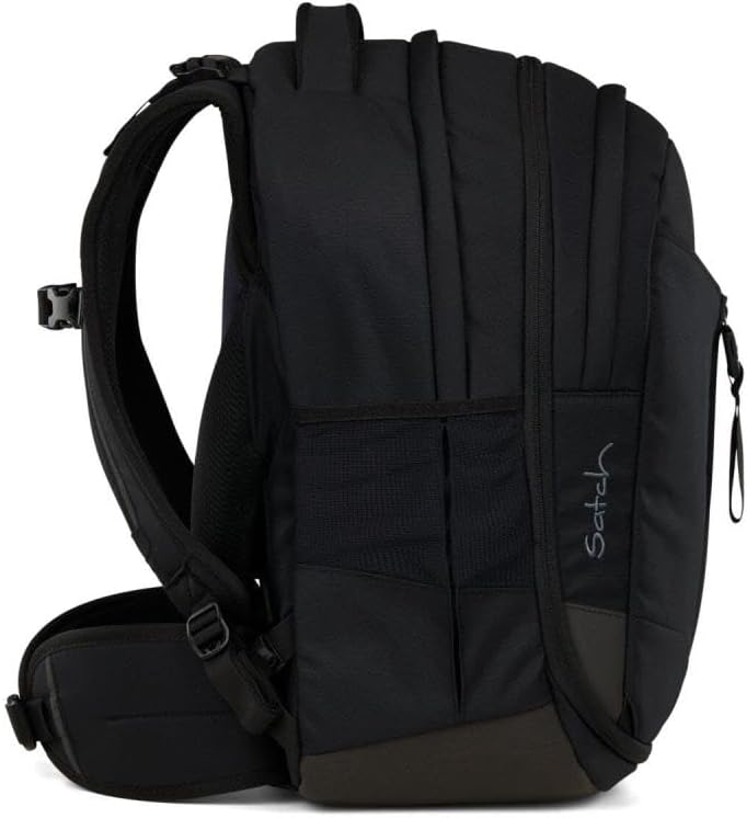 Satch Match Schulrucksack Set 2tlg. inkl. Schlamperbox Blackjack, Blackjack