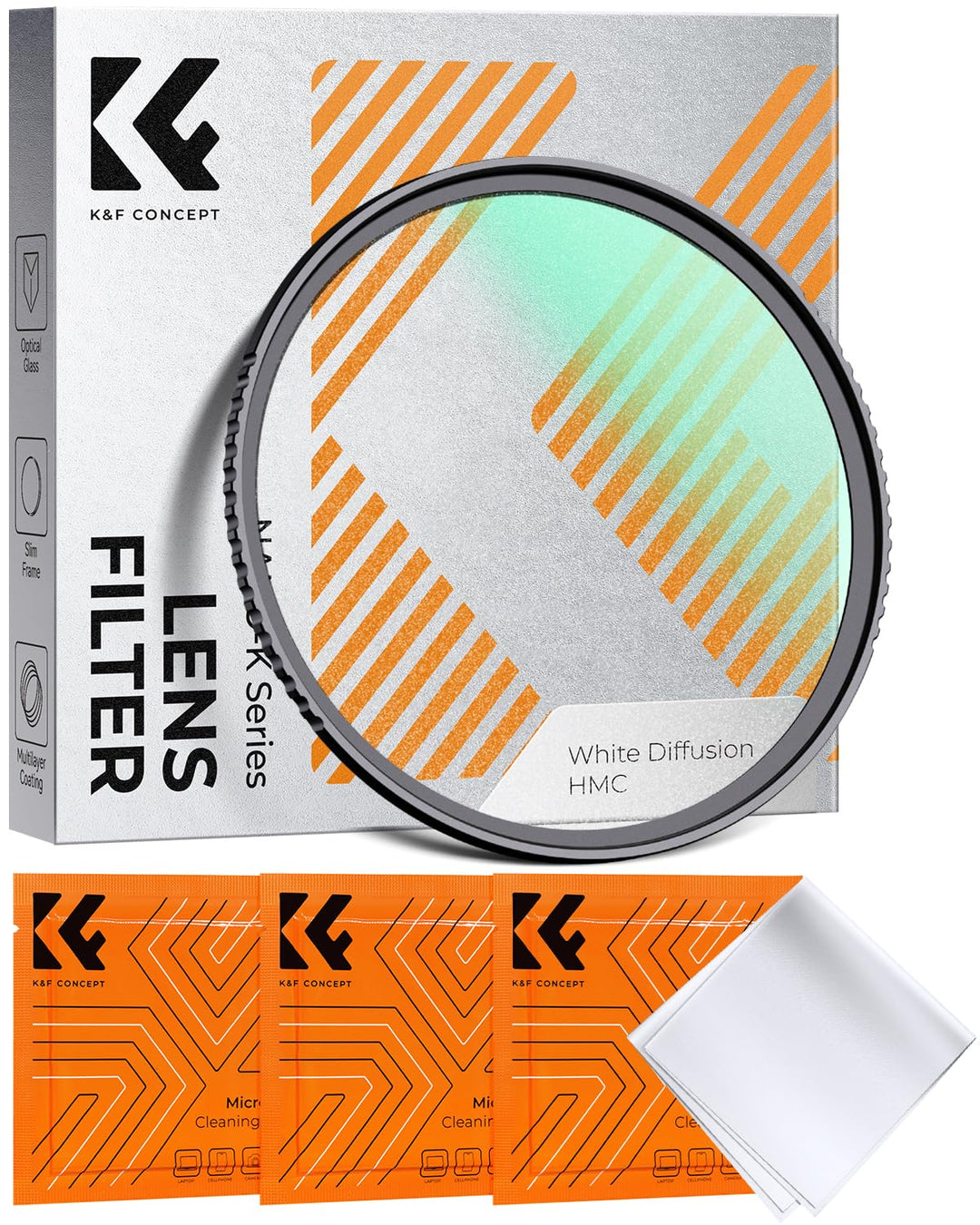 K&F CONCEPT Nebel-Effekt Diffusionsfilter 58mm Mist Filter für Landschafts- und Porträtfotografie (N