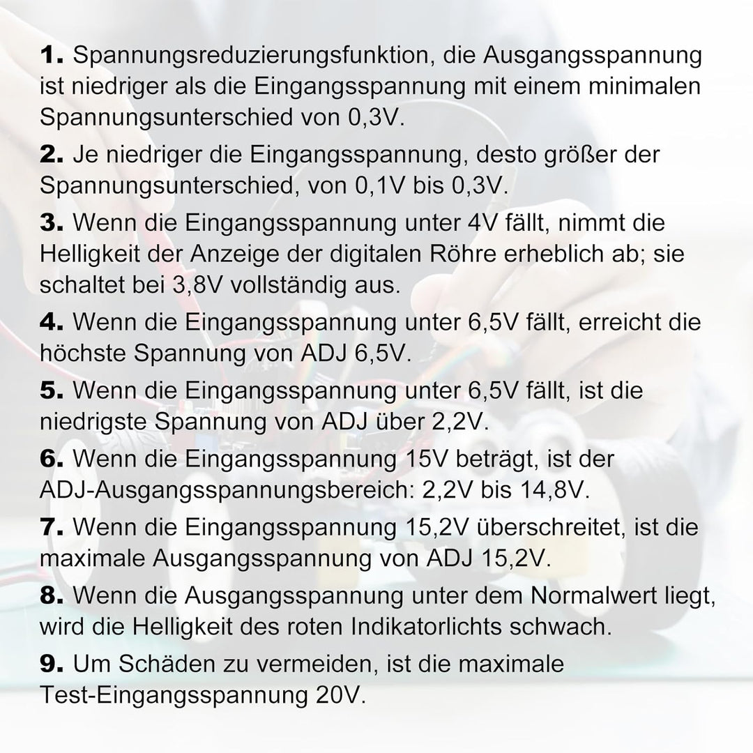 PEMENOL DIY Löt Bausatz Steckbrett Netzteil Elektronik Bausatz Power Supply Modul Elektronische Proj