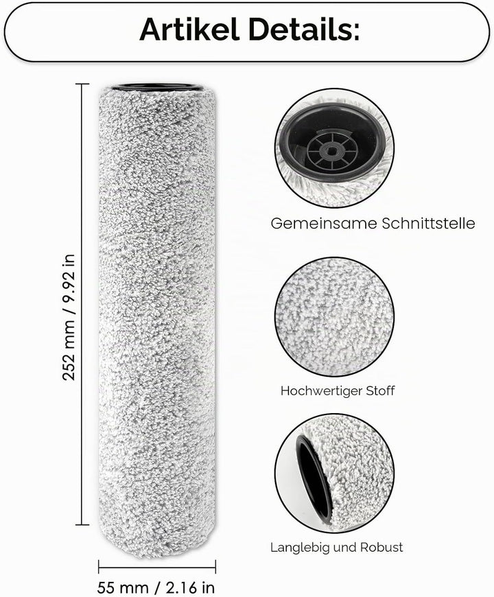 (4 Stück) Floor One S9 Artist Pro Bürstenrollen Und Hepa-Filter Für Den Tineco Floor One S9 Artist P