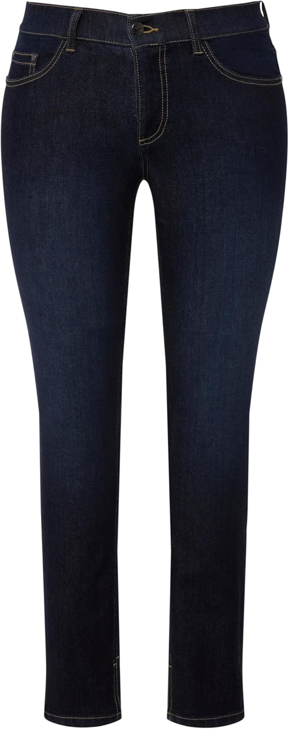 Ulla Popken Damen Sarah, Schmales Bein, High Waist, Recycelt Jeans 50 Rinsed Wash, 50 Rinsed Wash