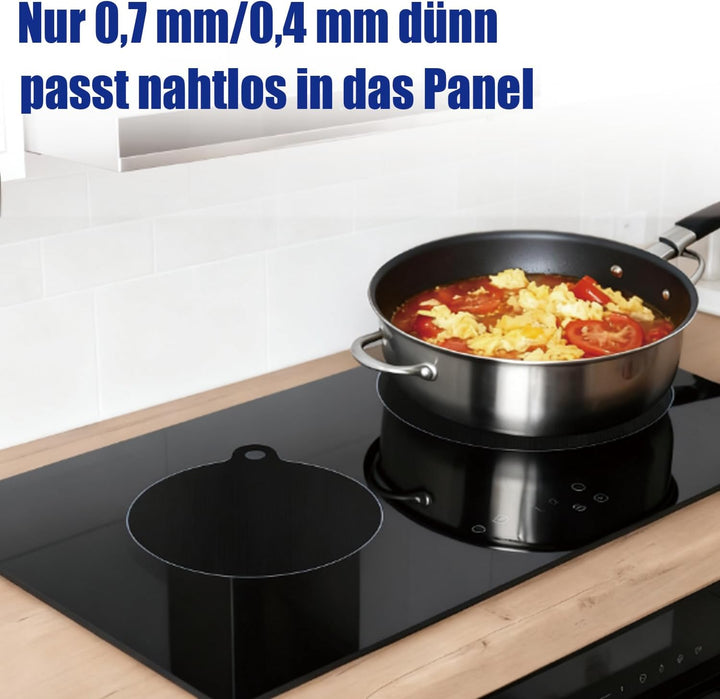 5 Stück induktionsherd schutzmatte Set,0.7mm induktionsmatte