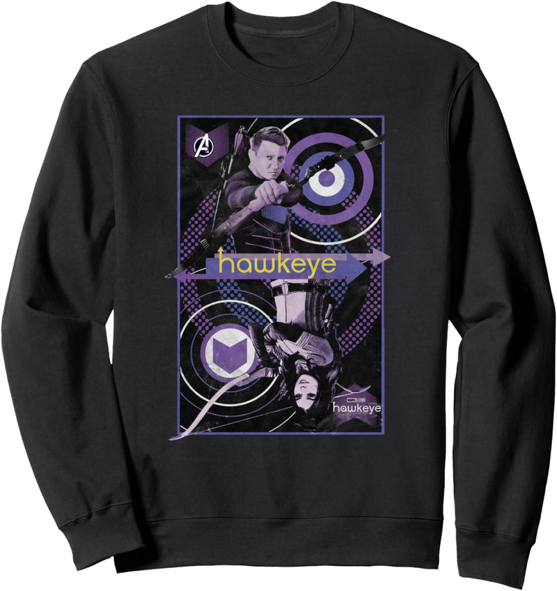 Marvel Hawkeye & Kate Bishop Dual Poster Sweatshirt