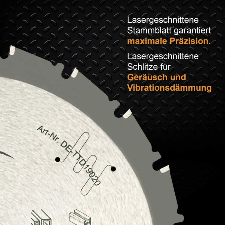 TWIN-TOWN HM Multifunktions-Kreissägeblatt 190 x 30 mm Z20 ist ideal zum Sägen von Holz, Stahl, Alum