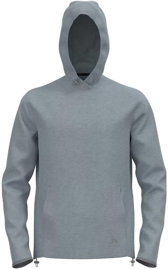 Odlo Herren Essential_314042 Laufhoody S Stone Grey Melange, S Stone Grey Melange