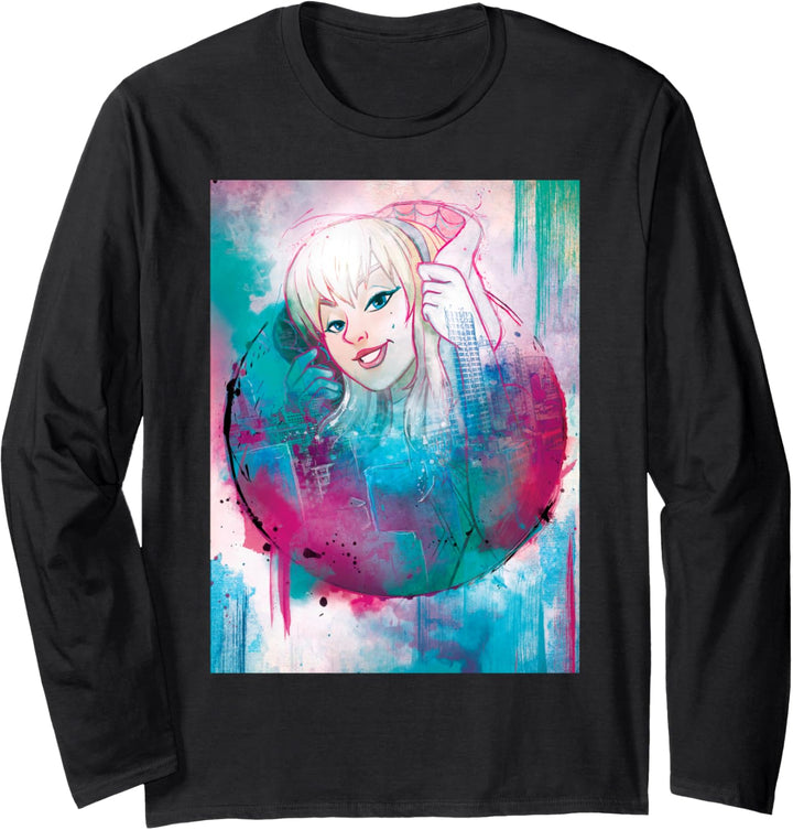 Marvel Rising Secret Warriors Ghost-Spider Watercolor Langarmshirt