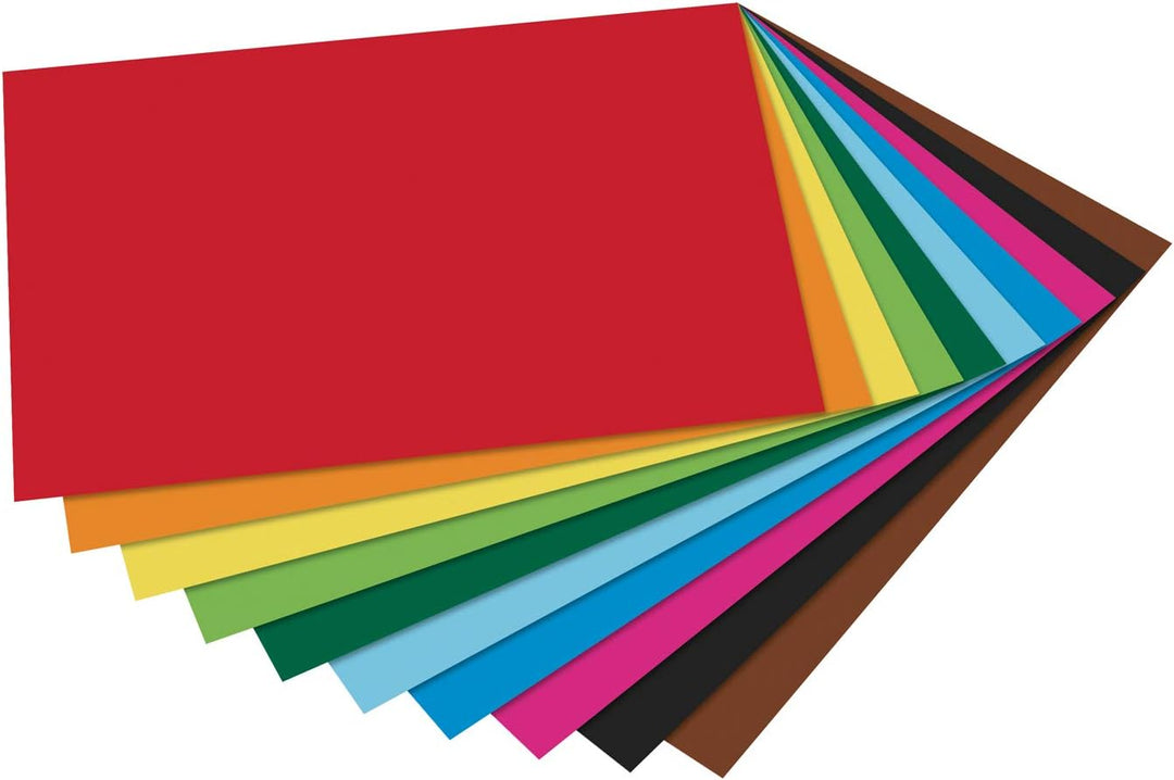 folia 50999 - Bastel-Bundle XXL, grosses Bastel-Set mit umfangreichem Bastel-Zubehör für Kinder, Kre