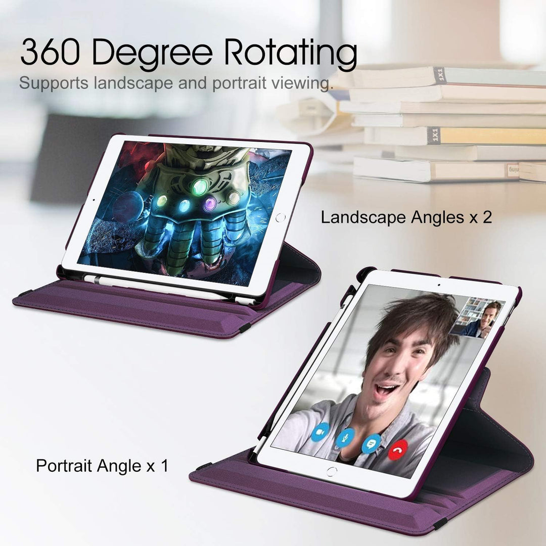 Fintie Hülle für iPad 10.2 Zoll 9.Generation / 8. Gen / 7. Gen (Modell 2021/2020/2019) mit Pencil Ha