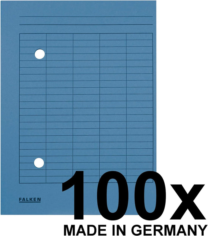 Original Falken 100er Pack Umlaufmappe. Made in Germany. Aus Recycling-Karton für DIN A4 mit 2-seiti