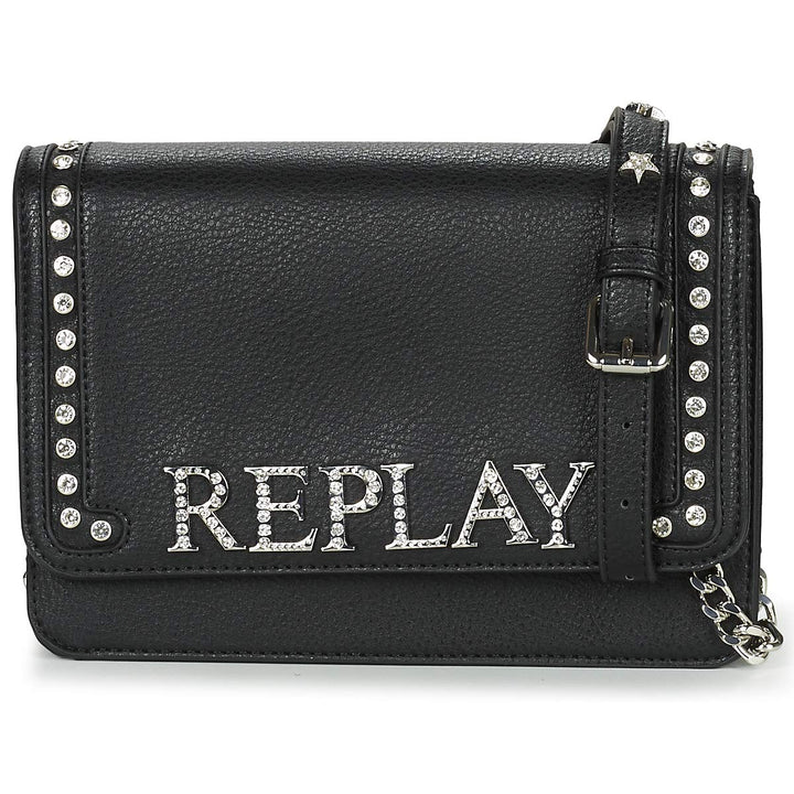 Replay Umhängetasche 25 cm Nero, Nero
