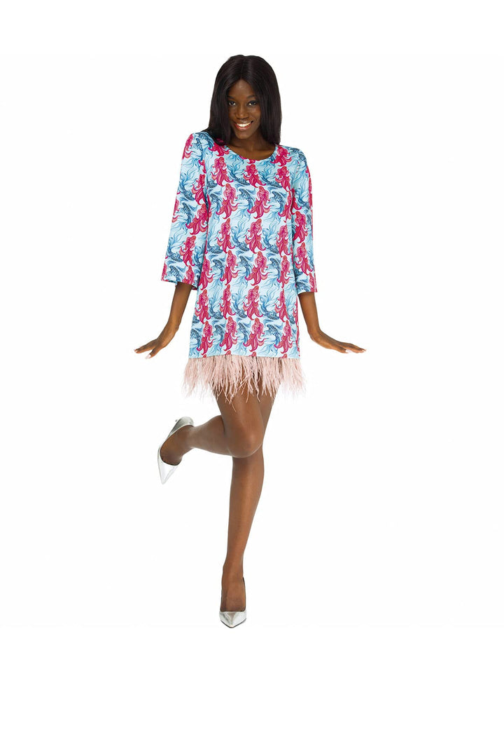 CULITO FROM SPAIN IS A FASHION MEDICINE Damen Lässiges Kleid S Hellblau; Dunkelblau; Dunkle Rose; mi