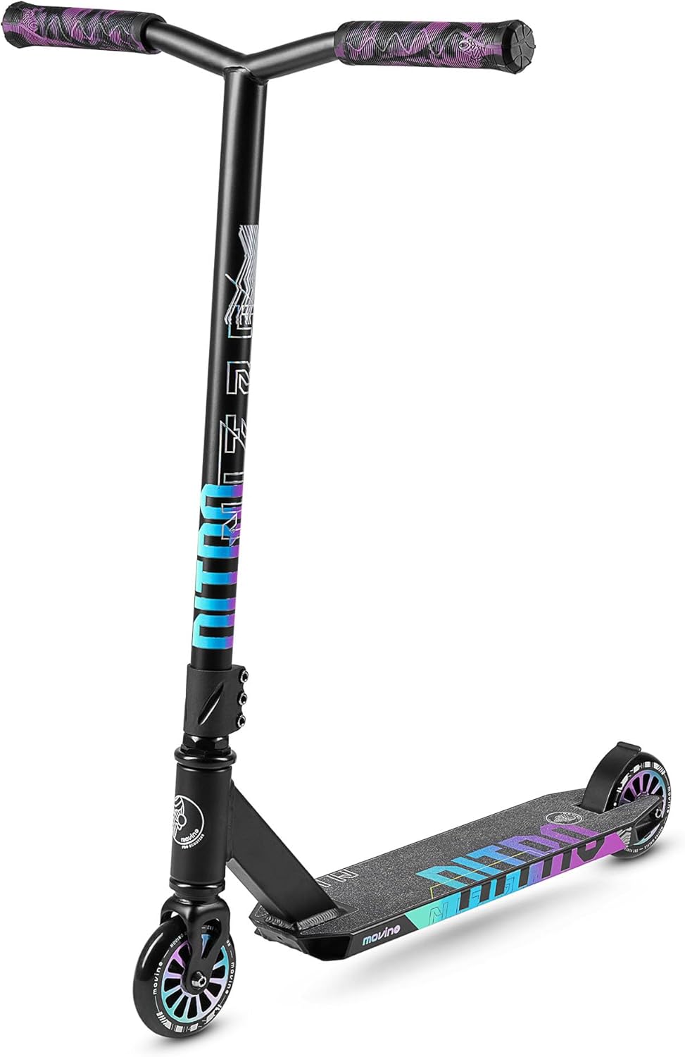 Movino Nitro Stunt Scooter Roller Professioneller Freestyle Trick Scooter für Jugendliche & Erwachse