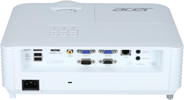 Acer S1386WHn DLP Business-Projektor (WXGA, 1.280 x 800 Pixel, 3.600 ANSI Lumen, 20.000:1 Kontrast,