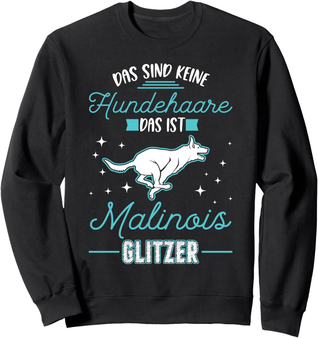 Malinois Glitzer Mechelse Herder Belgischer Malinois Sweatshirt