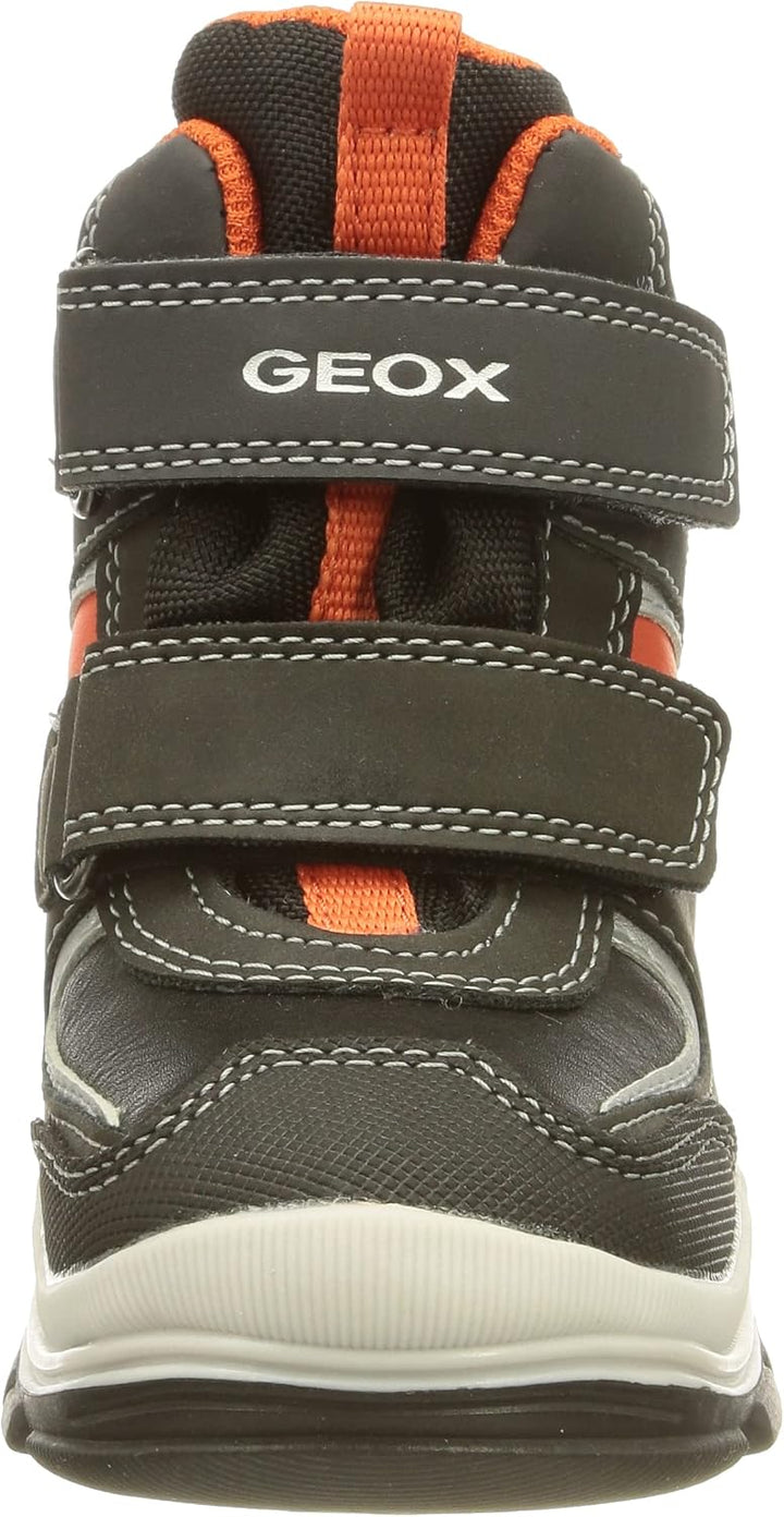 Geox B Flanfil Boy Wpf B Baby - Jungen Stiefeletten 20 EU Black Orange, 20 EU Black Orange