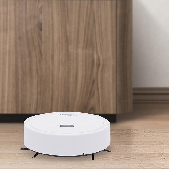 Saugroboter mit Wischfunktion, 500Pa Saugkraft Mini Roboter Staubsauger, automatischer Kehrroboter f