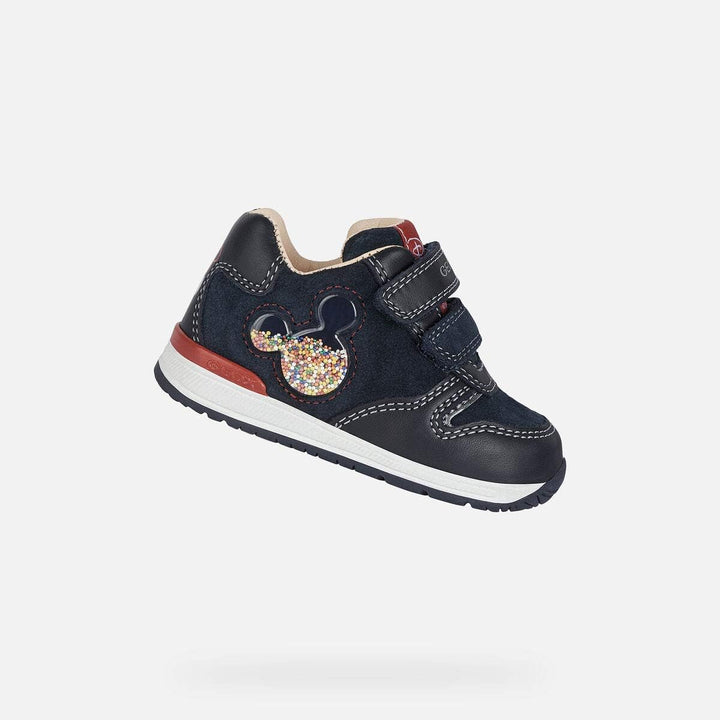 Geox Baby-Jungen B Rishon Boy D First Walker Shoe 18 EU Navy, 18 EU Navy