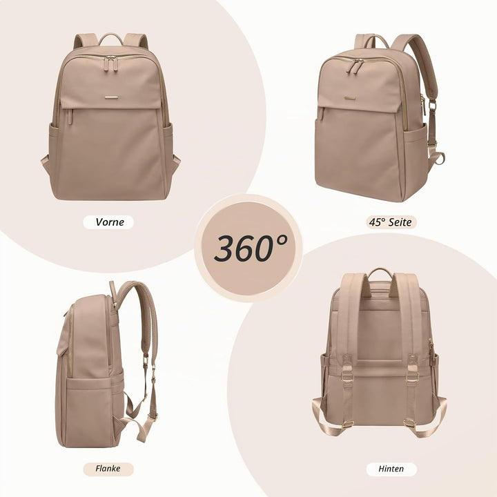 GOLF SUPAGS Frauen Rucksack Casual Daypack für Arbeit Reisen Hochschulen Rucksack Geldbörse Fits 15,