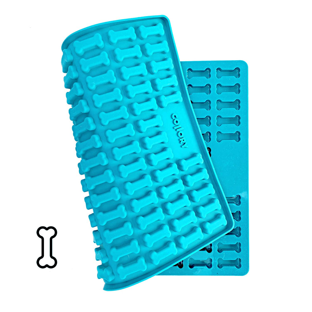 Collory Medium Knochen (3,2cm) Silikon Backmatte, Backform für mittlere DIY Hundekekse und Leckerlis