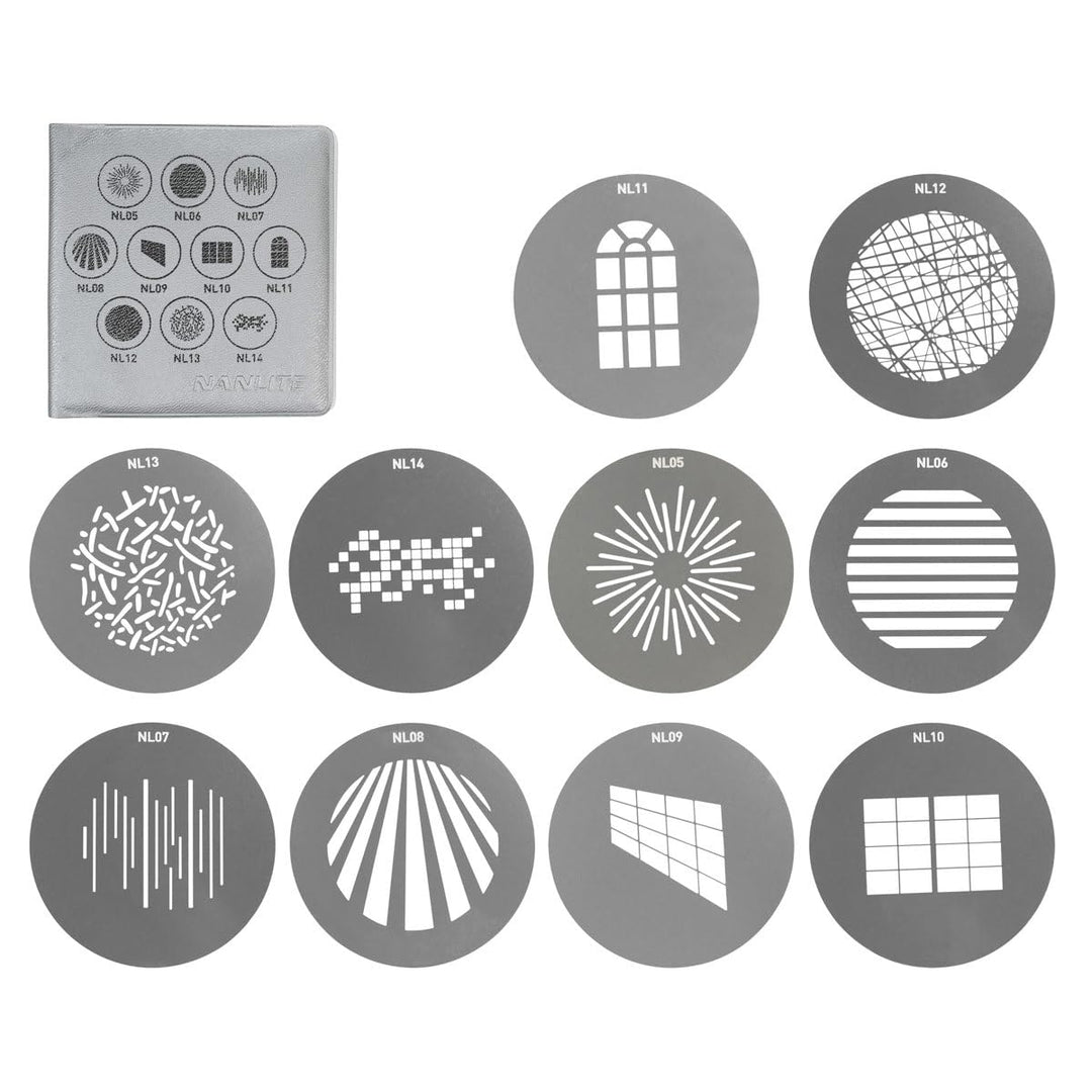 NANLITE GOBO Set 1 für Forza FM Projektor