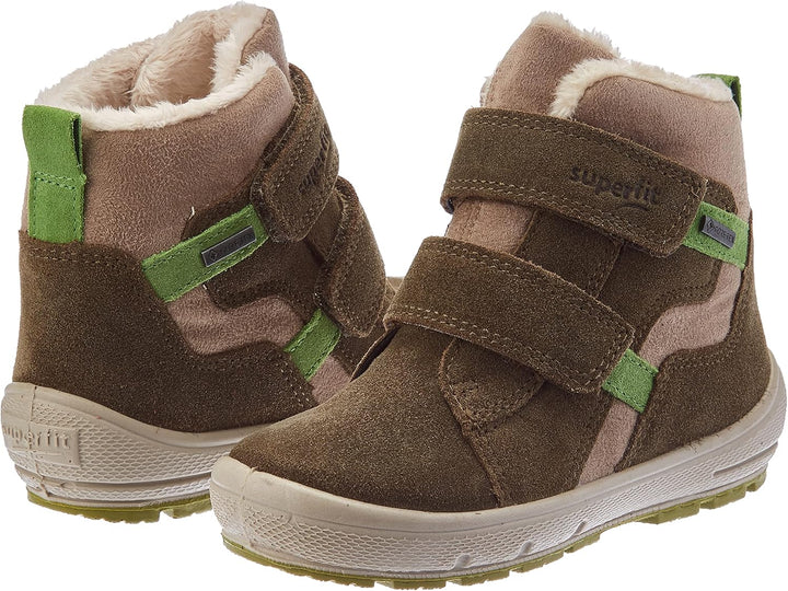 Superfit Jungen Groovy Warm Gefütterte Gore-tex Schneestiefel, Grün 7000