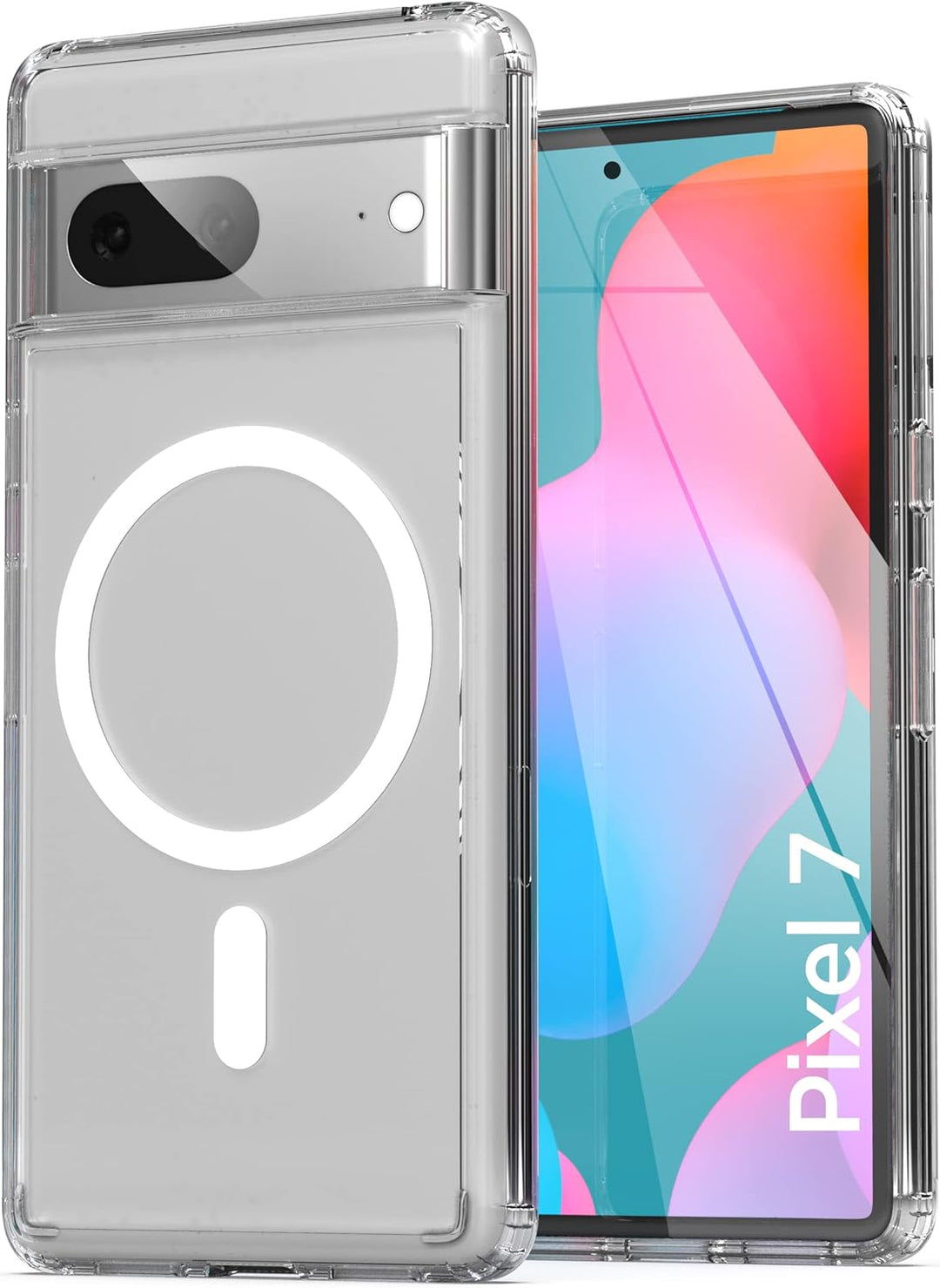 Encased Transparente Rückseite, entworfen für Google Pixel 7, magnetische Handyhülle, kompatibel mit