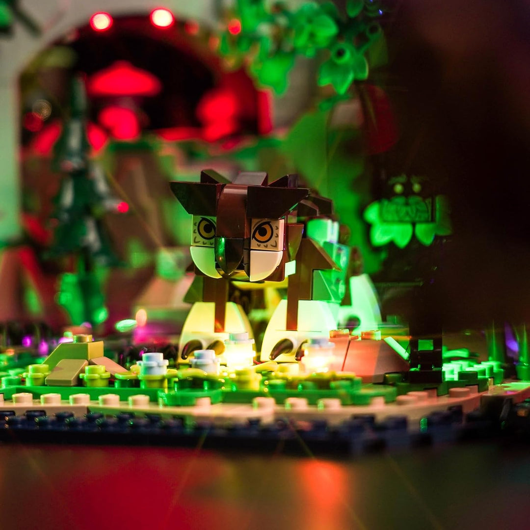 Fernbedienung Licht-Kit für Lego 21348 Dungeons & Dragons: Red Dragon's Tale (Nicht Lego), Led Beleu