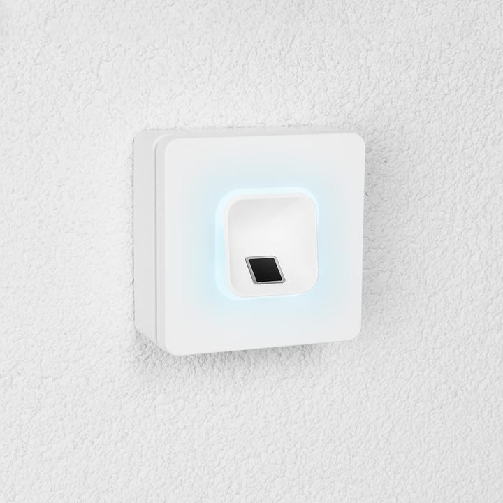 EKEY 203705 xLine Fingerprintset (Fingerprint Weiss, Kunststoffrahmen Weiss, Aufputzgehäuse, Control